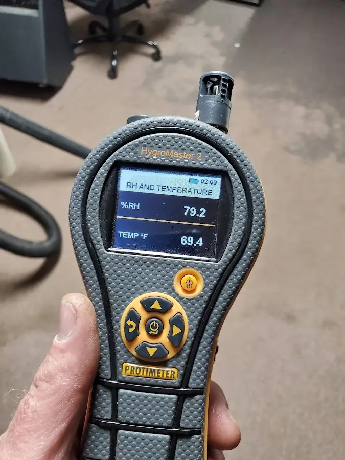 Moisture meter humidity assessment for Mold Remediation & Removal in Euclid